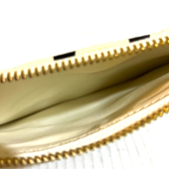 Kate Spade Black and Cream Spotted Clutch makeup bag. - Picture 3 of 5